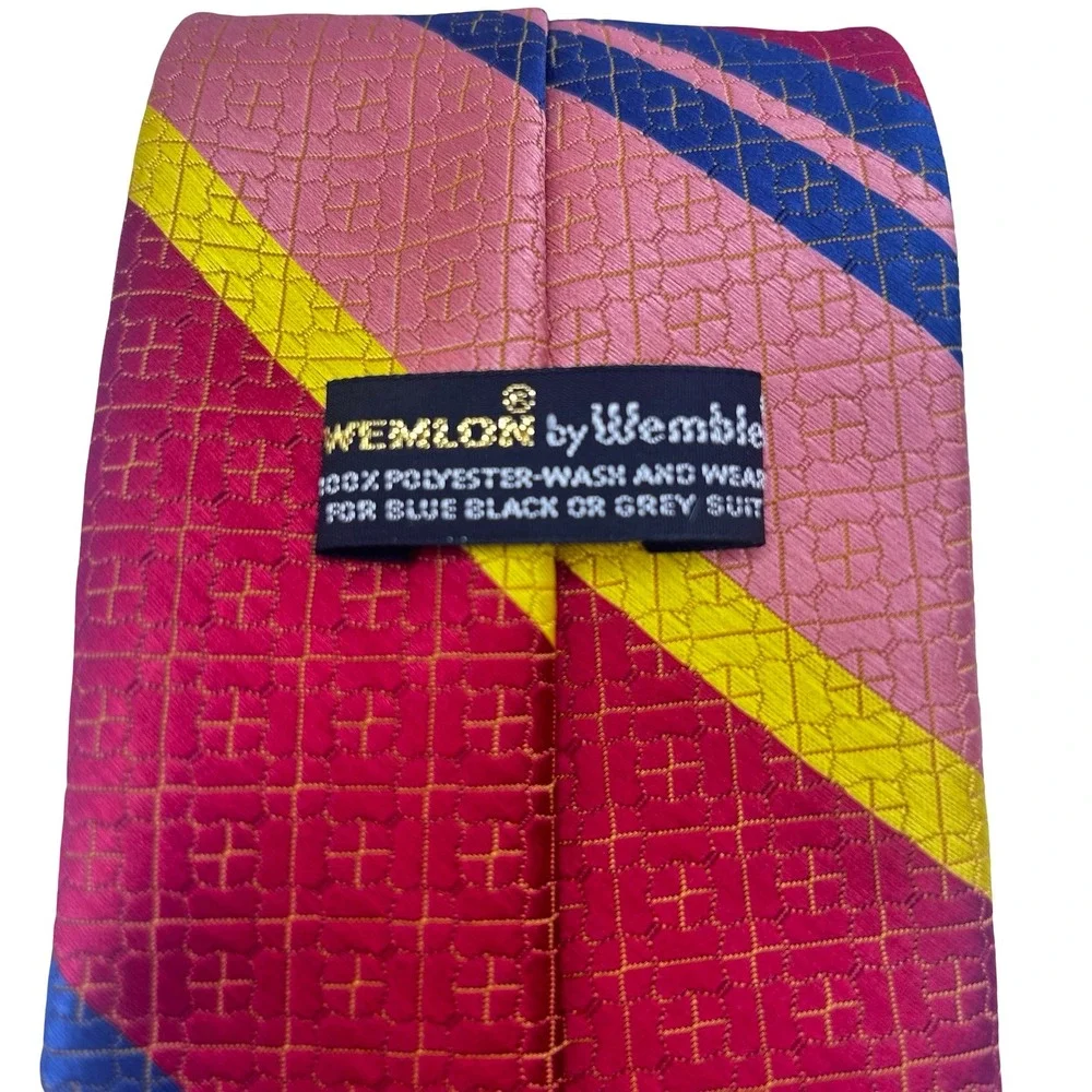Wemlon by Wembley‎ Vintage Stripe Tie 52